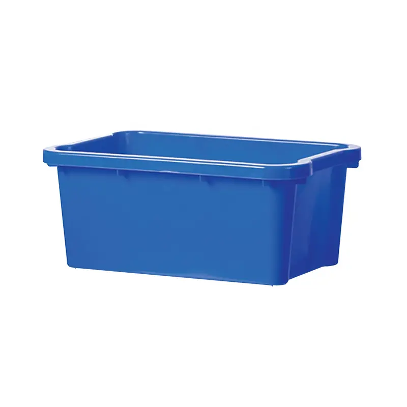 Globe Blue Under-Desk Recycling Bin – Compact Desktop Waste Solution – Model 9305