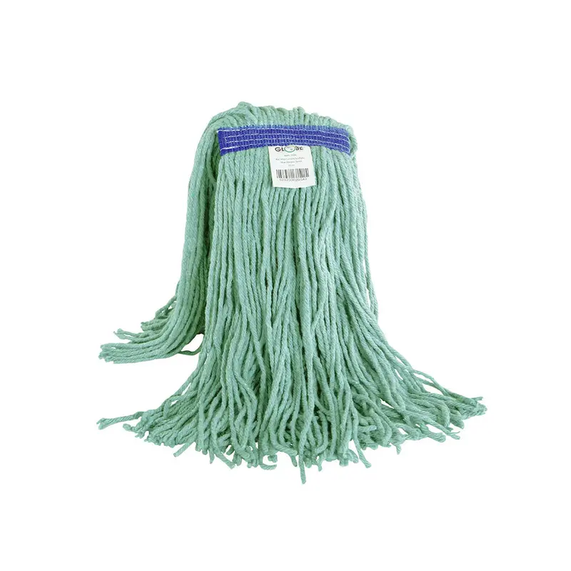 Globe Syn-Pro® Green Cut-End Synthetic Narrow-Band Wet Mop – Various Sizes
