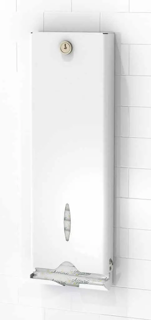 Globe Tampon-Only Vending Dispenser – No-Touch Free Dispensing, Models 1613 / 1613S