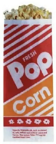 Gold Medal Popcorn Bags – 1 oz #3 Size (3.5″ x 2.25″ x 8″) – 1000-Count Pack (Qty 2)