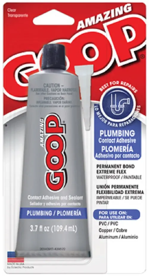 Goop 150012 3.7 oz Waterproof Plumbing Adhesive – Set of 5