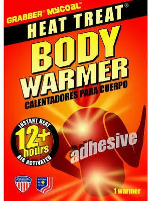 Grabber AWES Multi-Purpose Adhesive Body Warmers — Flexible Heat Therapy Pads (80 Count)