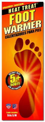 Grabber FWSMES Air-Activated Foot Warmers – Small/Medium, Qty 18 (9 packs)