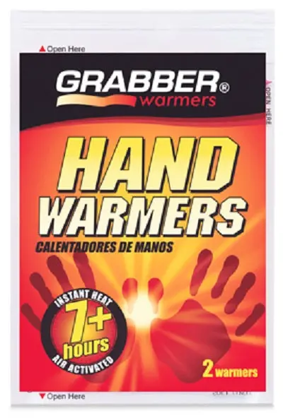 Grabber HWESUSA Glove-Compatible Hand Warmers — 2-Pack per Unit (160 Total)