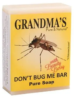 Grandma’s 67023 Don’t Bug Me Natural Mosquito Repellent Soap Bars – Kid-Safe, 2.15 oz Each, 12-Count