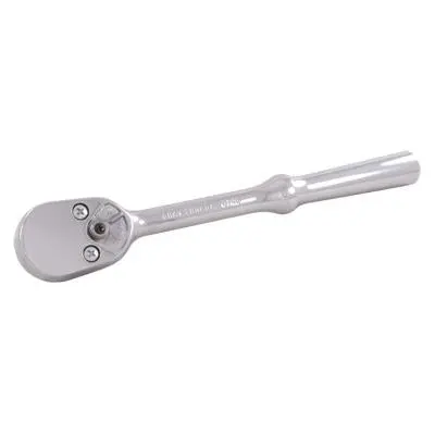 Gray Tools 1/2″ Drive Chrome Ratchet – 32-Tooth Mechanism, Compact Design (Model 8732)