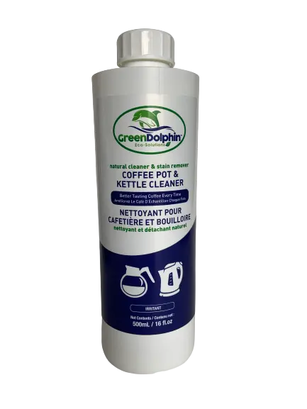 Green Dolphin Coffee Pot & Kettle Cleaner – 500 mL Eco-Friendly Descaler (GD-CPKC)
