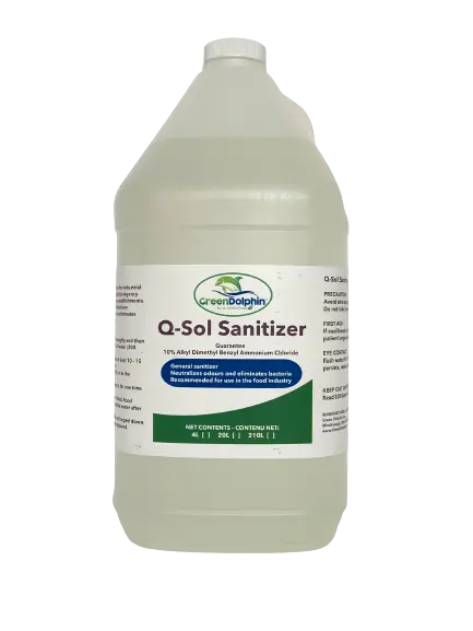 Green Dolphin Q-Sol Sanitizer – Quaternary Ammonium Disinfectant (GD-QS)