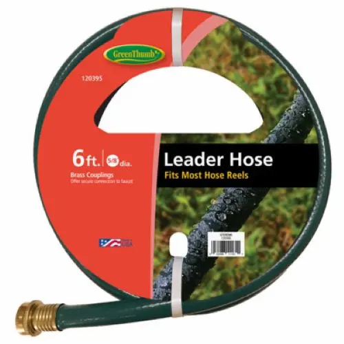 Green Thumb GTEREM6 5/8″ × 6′ Leader Hose for Dehumidifiers & Hose Reels (Pack of 4)