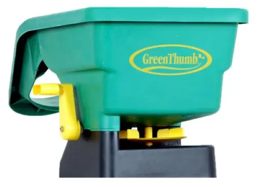Green Thumb TC2105 Handheld 6 lb Spreader for Ice Melt, Rock Salt & Grass Seed (Pack of 2)