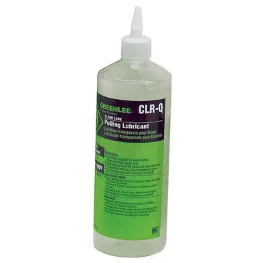 Greenlee Clear Lube™ Pulling Lubricant — One-Quart Container (CLR-Q)
