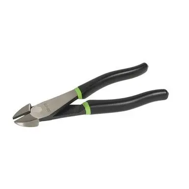 Greenlee High-Leverage Diagonal Cutters – Professional-Grade, Straight-Jaw Wire Cutting Pliers (0251)