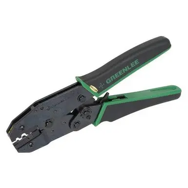 Greenlee Non-Insulated Terminal Crimper – Heavy-Duty Hand Tool (45505G)