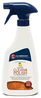 Guardsman Wax-Free Lemon-Scented Furniture Cleaner & Polish – 16 oz Bottle (Pack of 12)