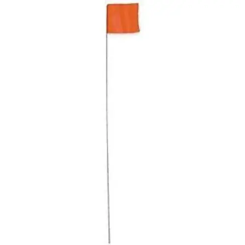Hanson Glo Orange Stake Flags – 100-Pack, 21″ x 2.5″ x 3.5″, Fluorescent Utility Flagging (8 Units)