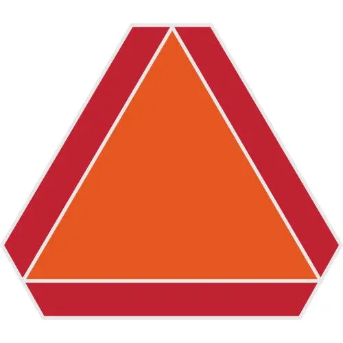 Hillman 14″ x 16″ Aluminum Slow Moving Vehicle Emblem Sign (12-Pack)
