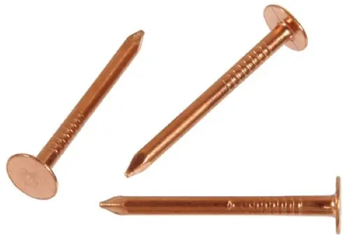 Hillman 461790 Single 1.25″ x #11 Copper Flat Head Slate Nail – 6 oz Box