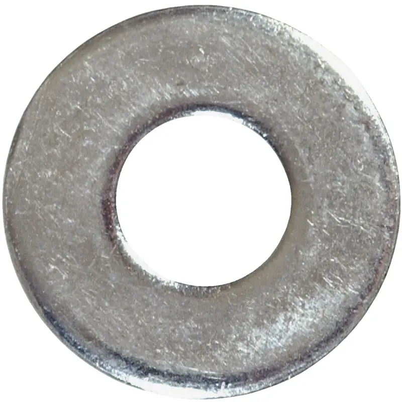 Hillman Zinc-Plated Flat Uss Washers — 1/4" Diameter, 30.5 Lb Bulk Pack 1