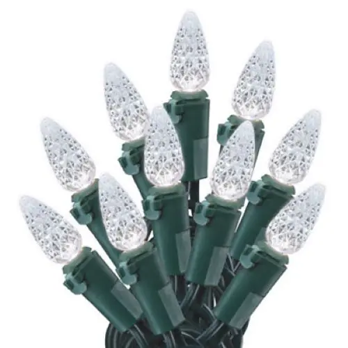 Holiday Wonderland 200-Light Cool White C6 LED Holiday Light Spool (Pack of 4)