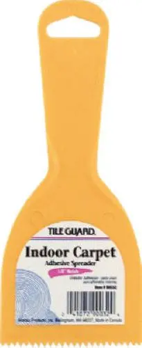 Homax 3″ x 1/8″ Notched Adhesive Spreader for Carpet and Floor Tiles – Pack of 72