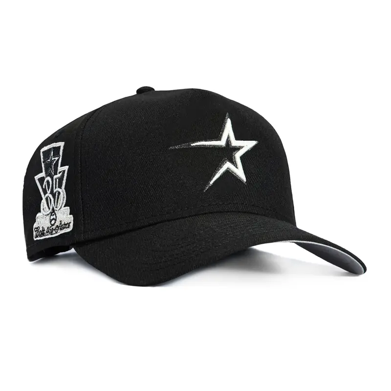 Houston Astros 35th Anniversary Snapback – 9Forty GITD A-Frame in Black & White