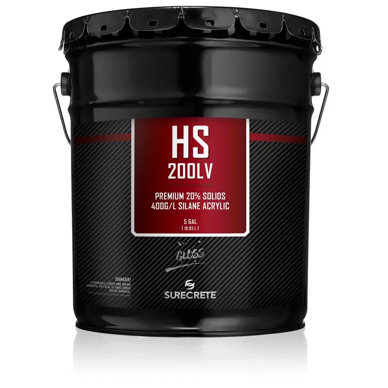 HS 200LV SB Low-VOC Penetrating Concrete Sealer – 5-Gallon Pail
