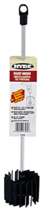 Hyde 5-Gallon Paint Mixer – 17.5″ Heavy-Duty Shaft (Pack of 6)