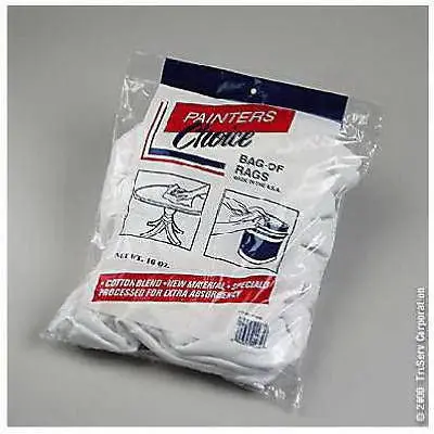 Intex 8316-12-01-TS White Cotton Blend Painter’s Rags – 1-Pound Bag (36 Pieces)