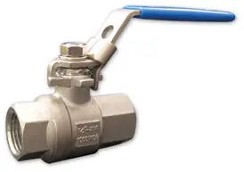 IRP Industrial Rubber Ball Valve – 3/8-Inch 316 Stainless Steel, Full-Port, Model BALL-SS-.375