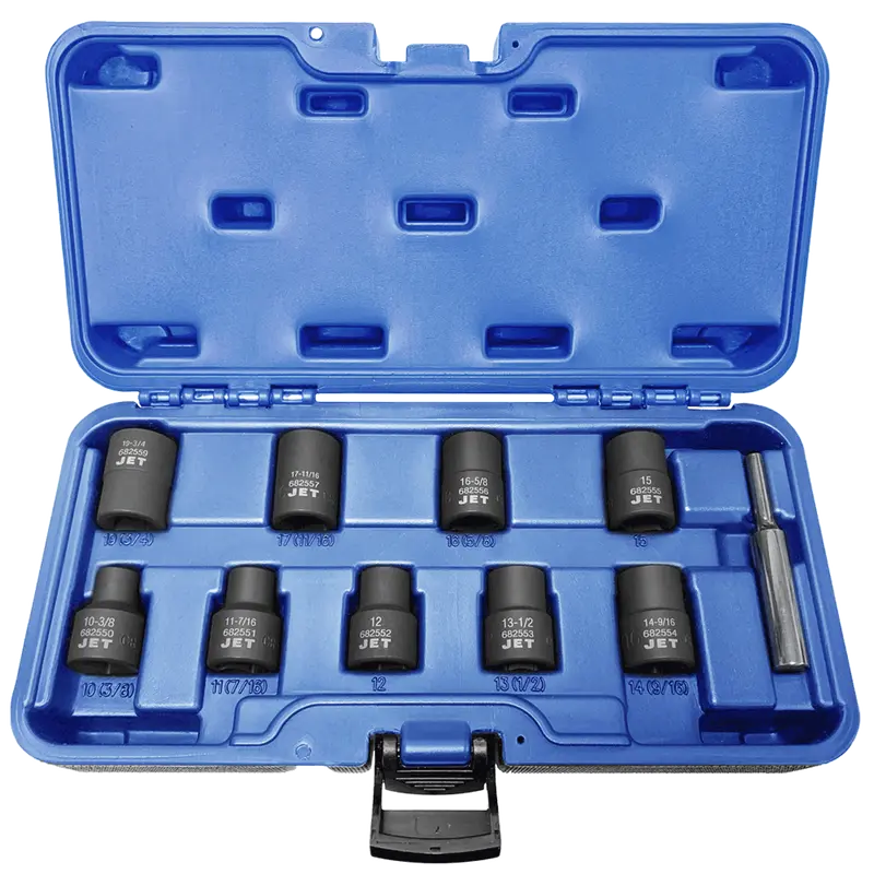 Jet 10-Piece 1/2″ Drive Twist Impact Socket Set – Model 610392