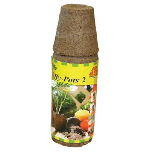 Jiffy JP212 Sphagnum Peat Starter Pots – 12-Pack of 2-1/4″ Biodegradable Planting Cups
