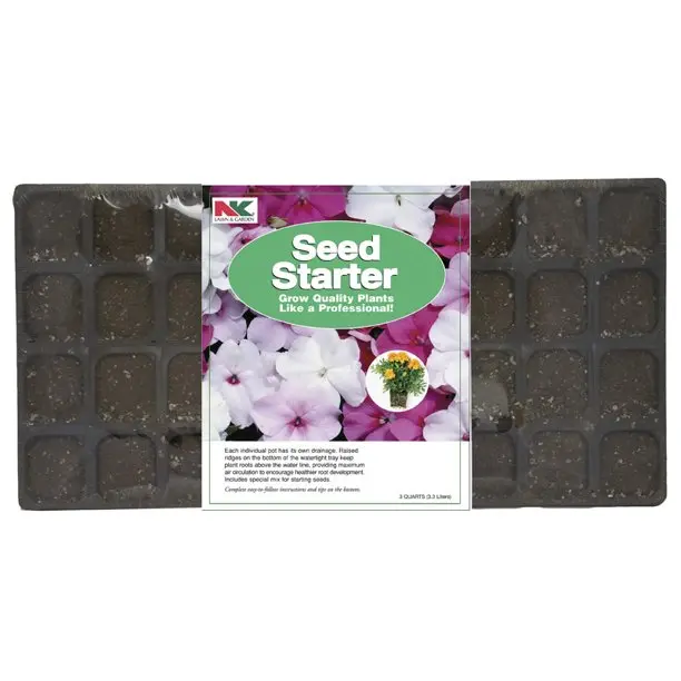 Jiffy P36S 11″ x 22″ Plastic Insert Tray for Seed Starting – Pack of 18