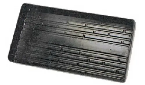 Jiffy TTRAY Black Plastic Plant Trays – Pack of 12