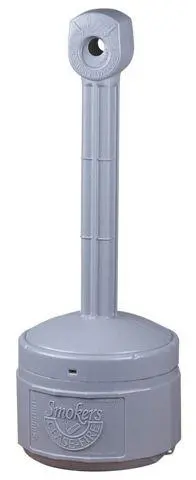Justrite Smoker’s Cease-Fire Cigarette Receptacle – Wall-Mount or Freestanding, Model 26800
