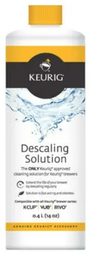 Keurig Descaling Solution for Coffee Brewers – 14 oz Bottle (2-Pack)