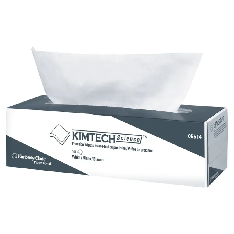 Kimtech Science Precision Wipes – Single-Ply, 16.4″ x 14.43″, 05514 (Case of 15 Boxes)