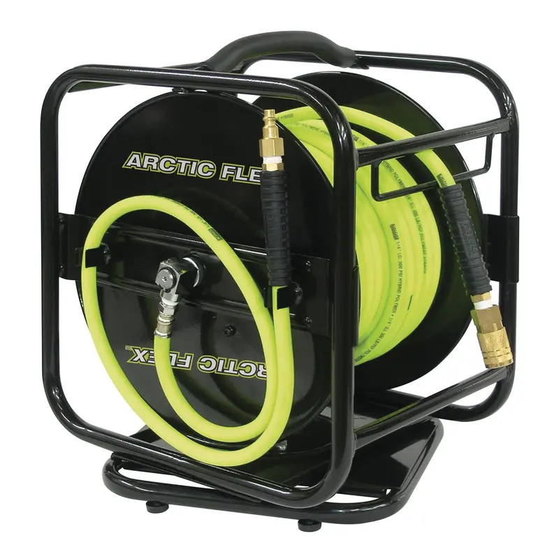 King Canada 10014FRL Manual Air Hose Reel – 1/4″ × 100 ft, Industrial Grade