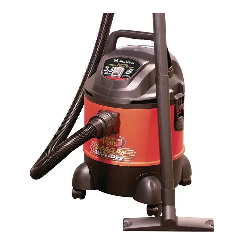 King Canada 5-Gallon Portable Wet/Dry Vacuum – 3.5 HP, 225 CFM – Model 8520LP