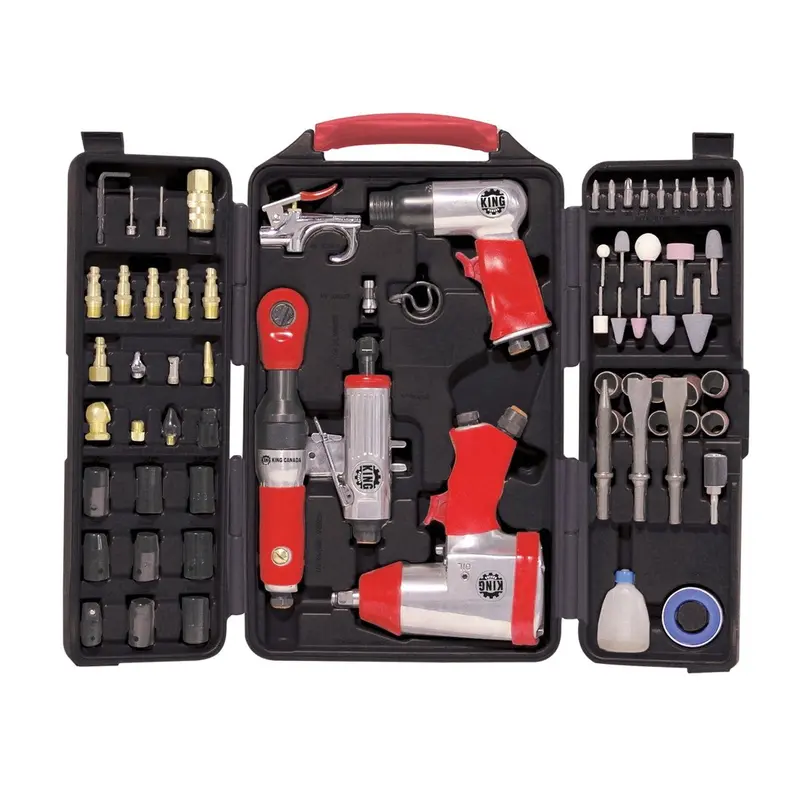 King Canada 8171 71-Piece Pneumatic Tool Kit – Comprehensive Air Tool Set