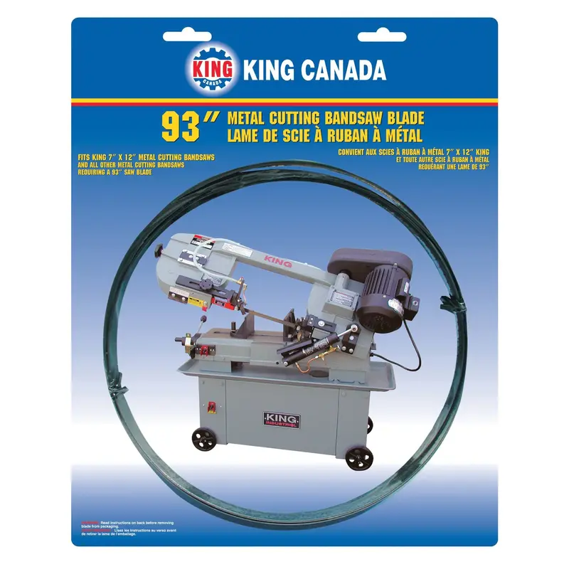 King Canada Bi-Metal Bandsaw Blade – 93″ x 3/4″ x .032″ KBB-712-BM Series
