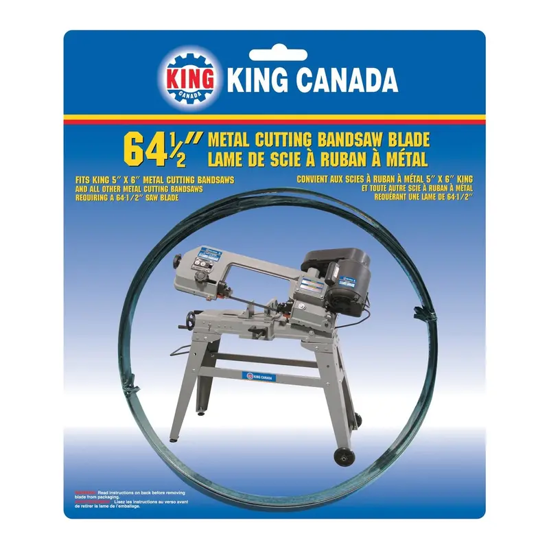 King Canada KBB-115 Standard Metal-Cutting Bandsaw Blade – 10, 14, 18, or 24 TPI