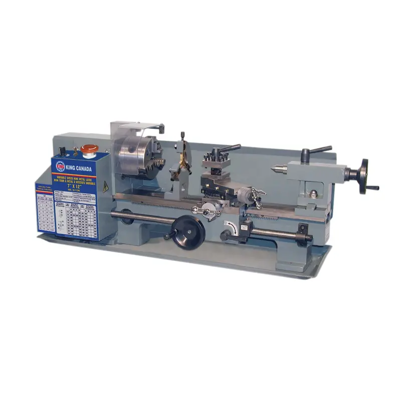 King Canada KC-0712ML Variable-Speed Mini Metal Lathe – 7″ x 12″