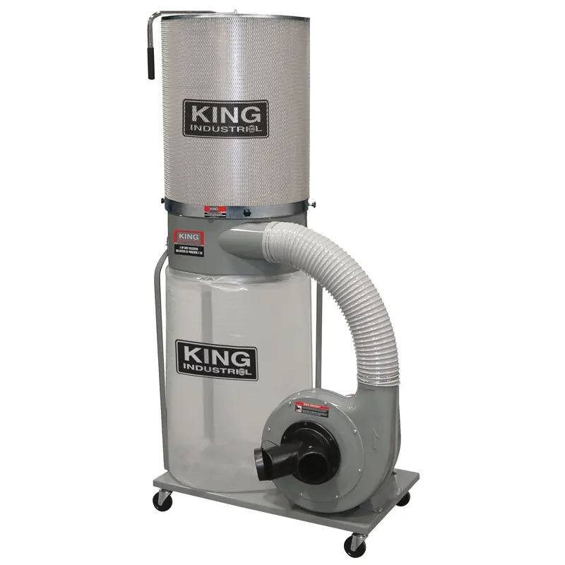 King Canada KC-3109C Dust Collector w/ KDCF-3500 Canister Filter – 220V