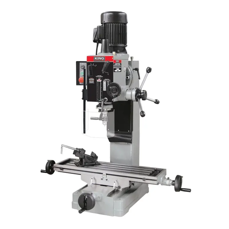 King Canada KC-45 Gearhead Mill/Drill Machine with Integrated Safety Guard
