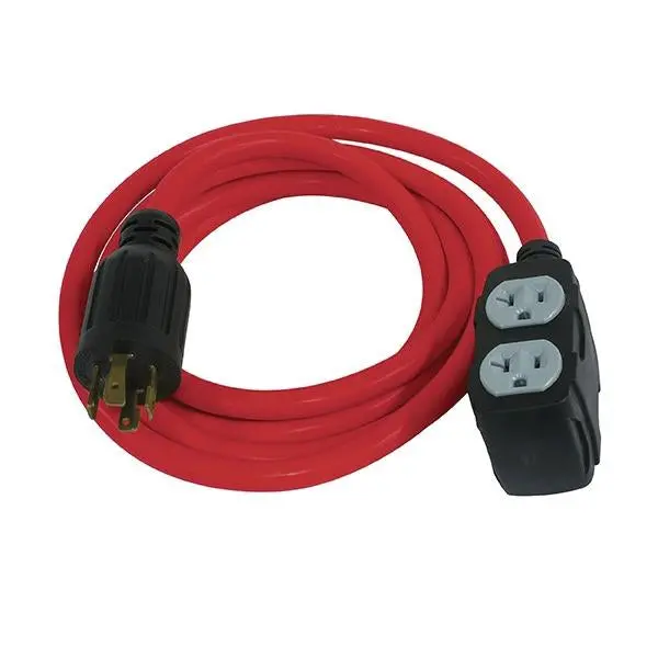 King Canada Power Force 10-Foot Heavy-Duty Generator Extension Cord – K-L1430-10