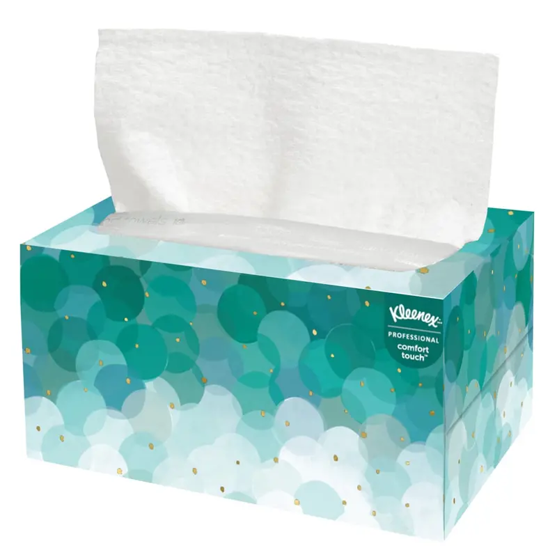 Kleenex® Folded Hand Towels – Pop-Up Box Format, 8.9″ × 10″ Soft Sheets (18-Box Case), SKU 11268