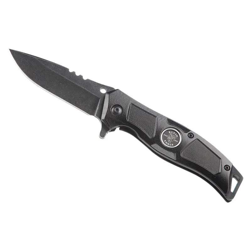 Klein Tools 44228 Electrician’s Pocket Knife with Bearing-Assisted Opening