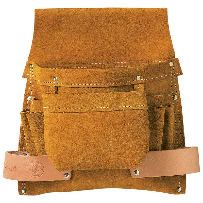 Klein Tools 6-Pocket Tool Pouch – Lightweight, Organized Carry Solution, 42241