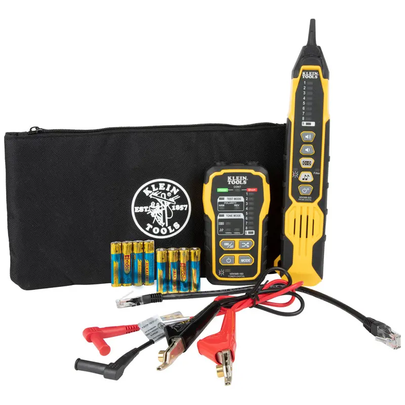 Klein Tools Digital Tone and Probe Set – Advanced Wire Tracing for Data and Voice Lines, Model VDV500-920