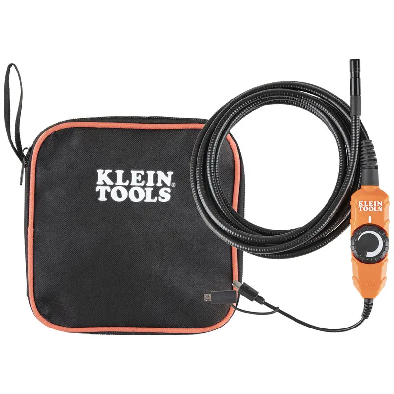 Klein Tools ET16 Borescope – Android-Compatible Inspection Camera for Tight Spaces